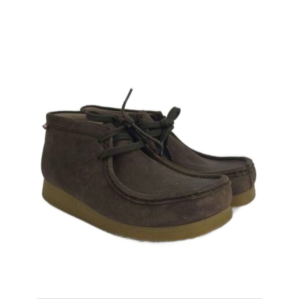 Clarks Stinson Hi Brown Oily Leather Men's Chukka Boots Size 8.5